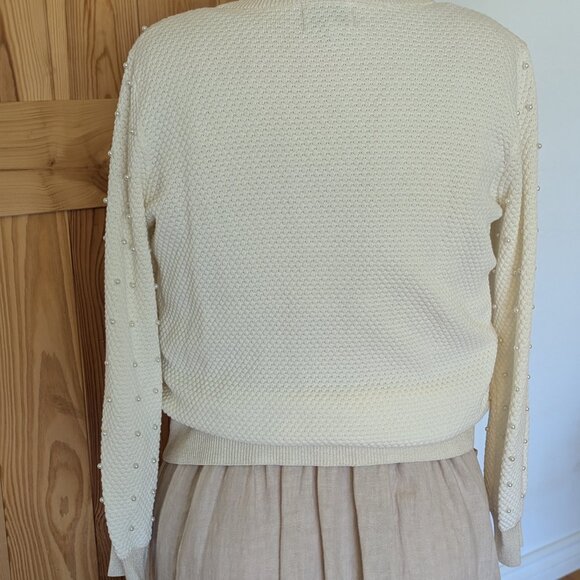 Leo & Ugo Pearls Cardigan Sweater - Picture 6 of 13